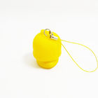 Novelty Eco-friendly soft PVC Yellow duck Keyring gifts for Decoration