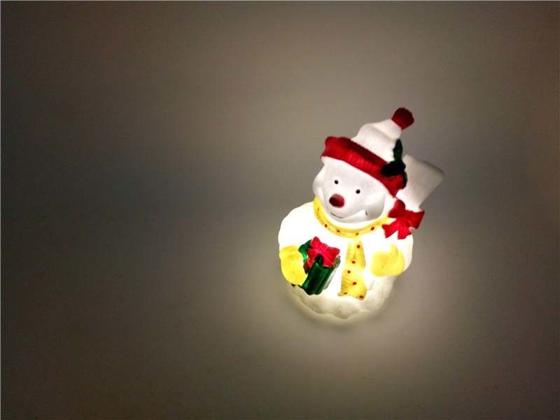 High Quality Wireless Christmas LED Decoration Mini Light up Snowman