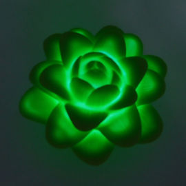 Flower Shaped PVC Vinyl Electronic Light Toys