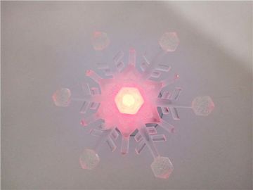 Multi-color Various Snow Flower Light Toy for Kids LED Crystal Plastic Toys