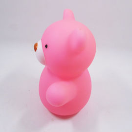 Eco-friendly Plastic Pink LED Bear Electronic Night Light Toys for Kid