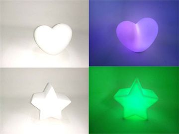 Customized New style 3D star heart shape Electronic LED night Light table Lamp