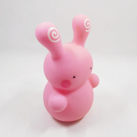 Cuddly Pink Indoor Vinyl Rabbit/ Bunny LED Kids Light toys