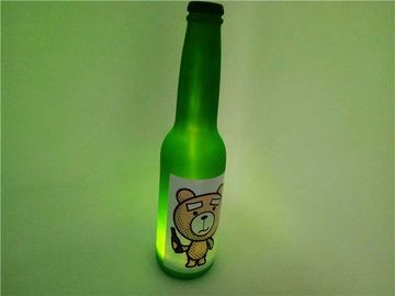 Customized Colour Changing Decoration Plastic LED Bottle Light up Lamp