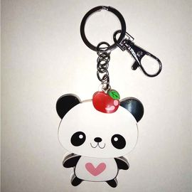 Popular Mini 3D soft PVC/Magic silicone LED Bear Key chain/ Key Ring