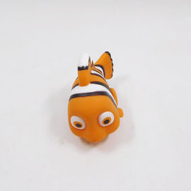 Eco-friendly Soft PVC yellow fish shape baby bath toy safe for baby