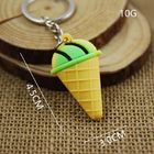 Promotion Soft PVC Cookies Shaped Decoration Keyrings/ Keychain
