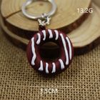 Promotion Soft PVC Cookies Shaped Decoration Keyrings/ Keychain