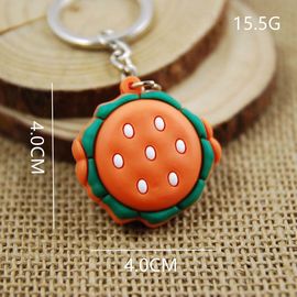 Promotion Soft PVC Cookies Shaped Decoration Keyrings/ Keychain