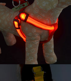 Adjustable Comfort nylon reversible Pet Night Safety Vest LED Dog Harness