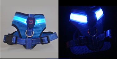 Top quality Flexible Soft Mesh Polyester Pet USB Rechargeable Led Dog Harness