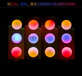 Customized Multi-Color LED golf balls electronic Reusable Luminous Night print LED flashing Golf ball