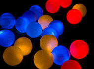 Customized Multi-Color LED golf balls electronic Reusable Luminous Night print LED flashing Golf ball