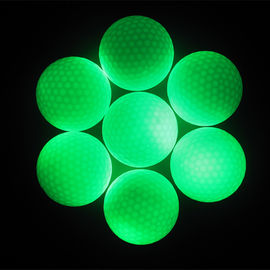 Customized Multi-Color LED golf balls electronic Reusable Luminous Night print LED flashing Golf ball