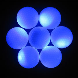 Customized Multi-Color LED golf balls electronic Reusable Luminous Night print LED flashing Golf ball