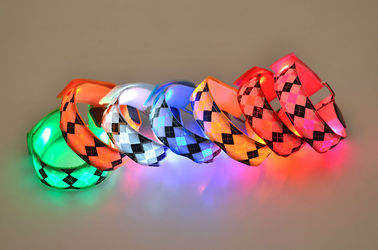 Nylon Fabric Armband LED Flashing leggings warning light band  For Night Running sports Safety